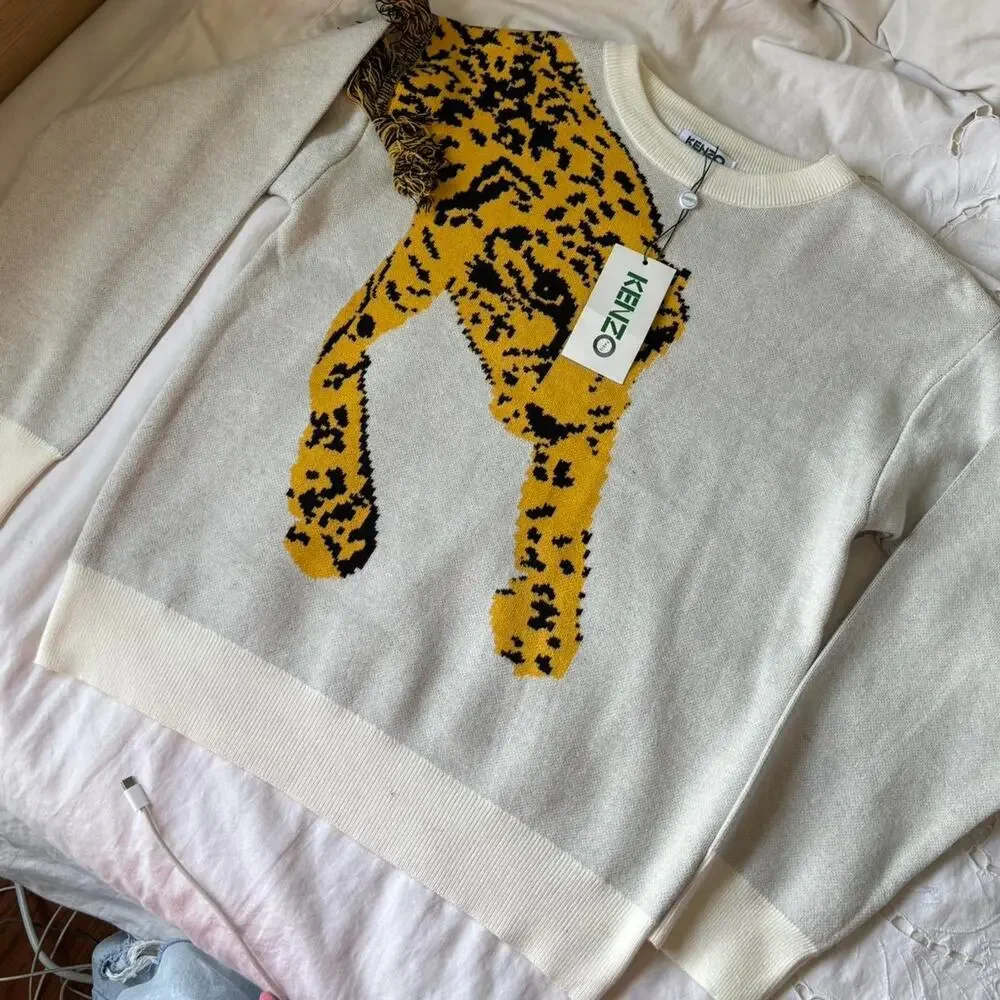 Kenzo leopard sweater - Picture 3 of 5